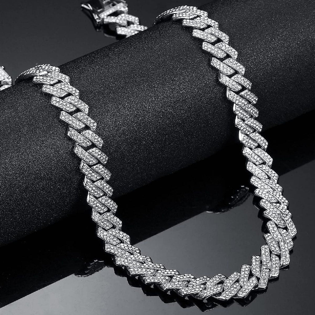 Iced out Braclet + Chain | With Free Delivery - My Store