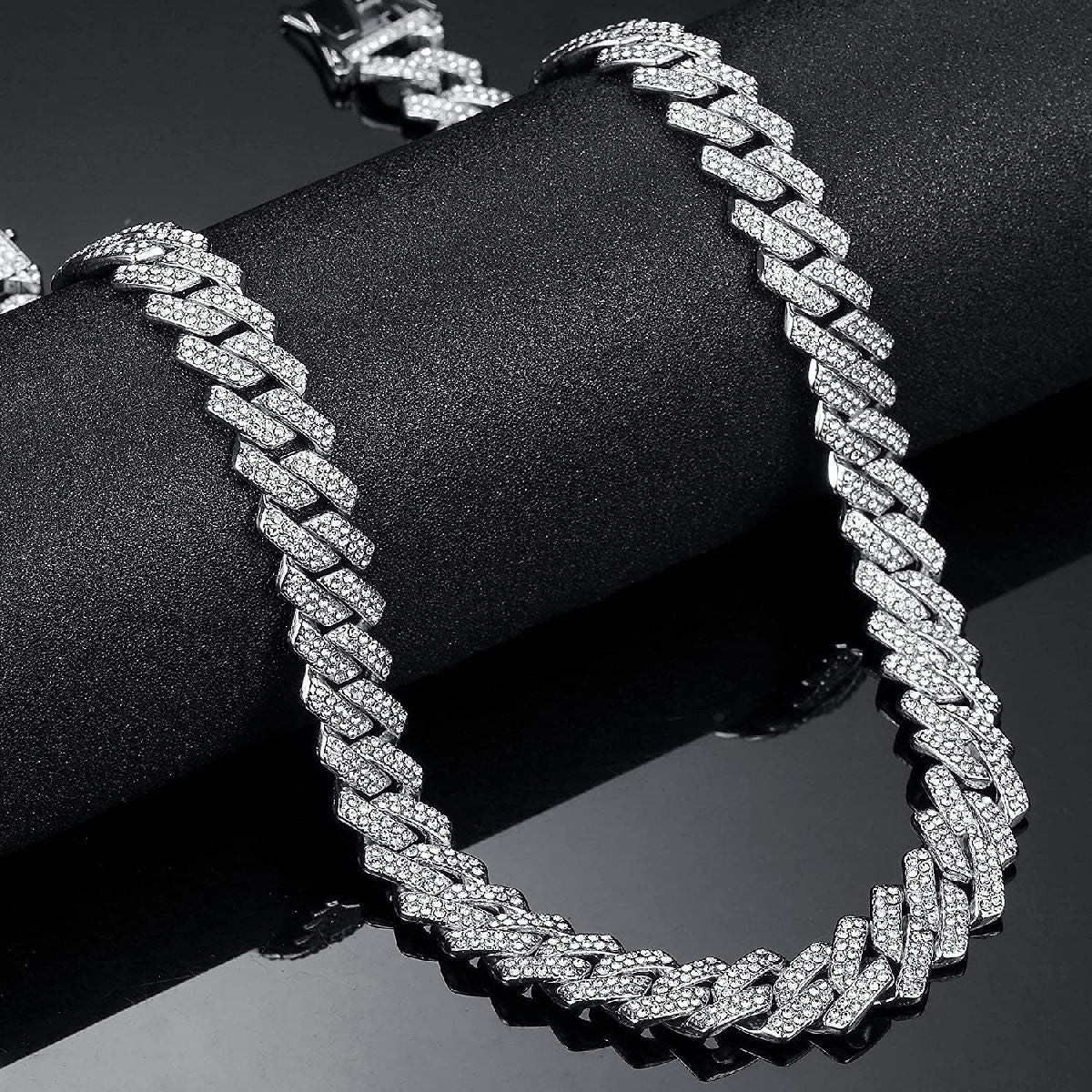 Iced out Braclet + Chain | With Free Delivery - My Store