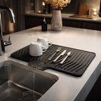 Silicone Dish Drying Mat – Non-Slip Heat-Resistant Kitchen Drying Pad