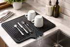 Silicone Dish Drying Mat – Non-Slip Heat-Resistant Kitchen Drying Pad