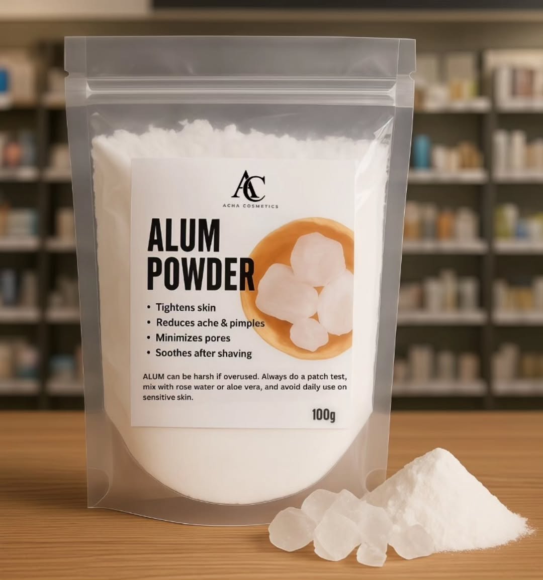 Skin Tighting & Black Head Remover Alum Powder