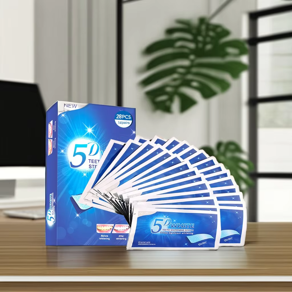 Mint Flavored Teeth Whitening Strips With Free Home Delivery