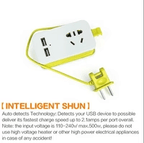 Portable German Electric 2 - Port Socket Extension – Free Delivery - My Store
