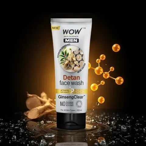 Korean Ginseng + Kojic Acid Detan Face Wash Gel  - Pack Of 1 / 100 ML