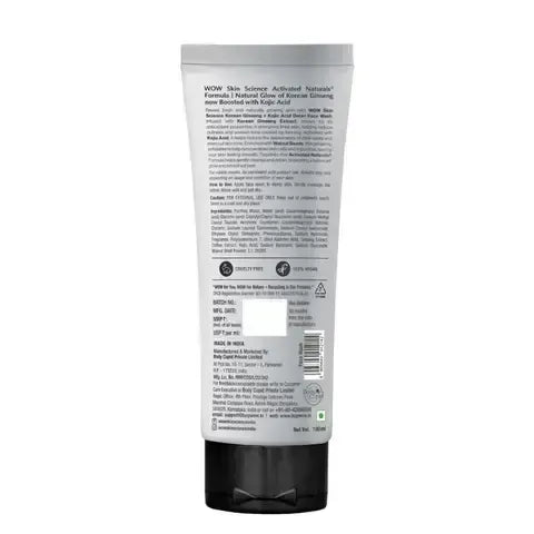 Korean Ginseng + Kojic Acid Detan Face Wash Gel  - Pack Of 1 / 100 ML