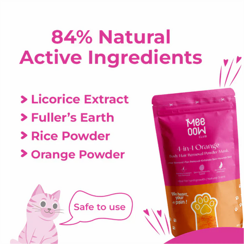 4-in-1 Turmeric Bikini Hair Removal Wax Powder Mask | Free Delivery